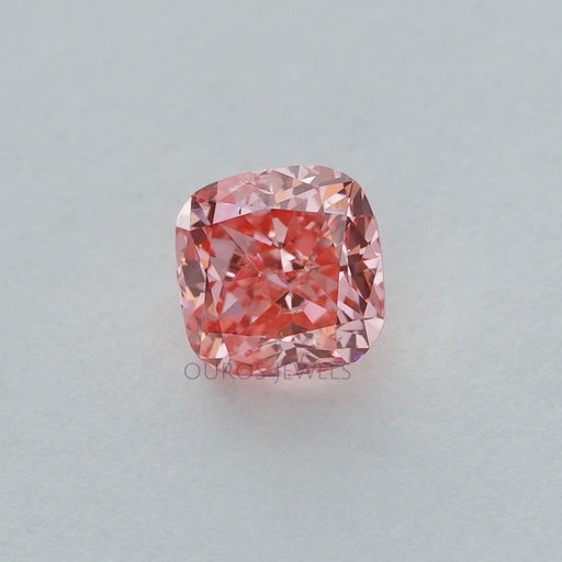 0.25 Carat Each Cushion Pink Cut Lab  Diamond Ouros Jewels