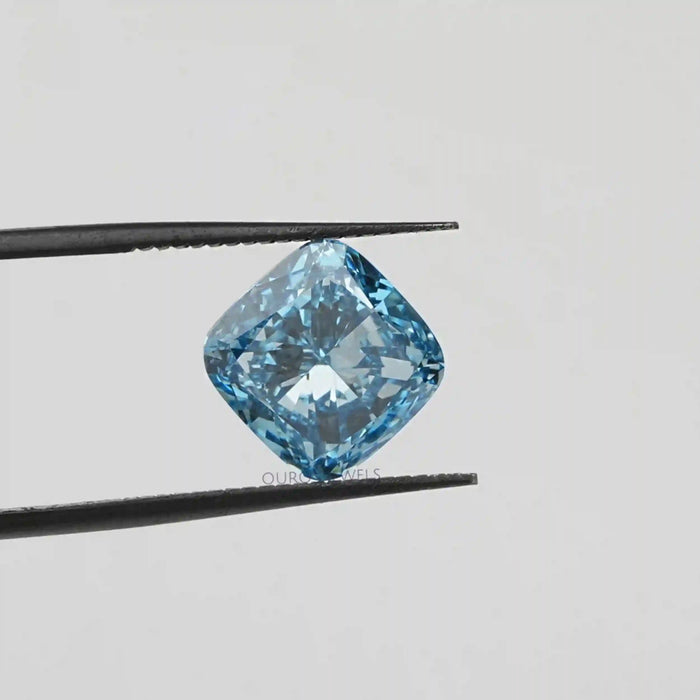 [Blue Lab Created Diamond in 5 Carat]-[Ouros Jewels]