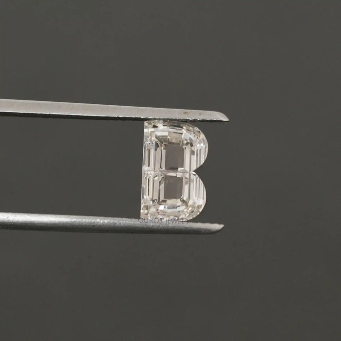 Alphabet B Letter Lab Grown Diamond Loose