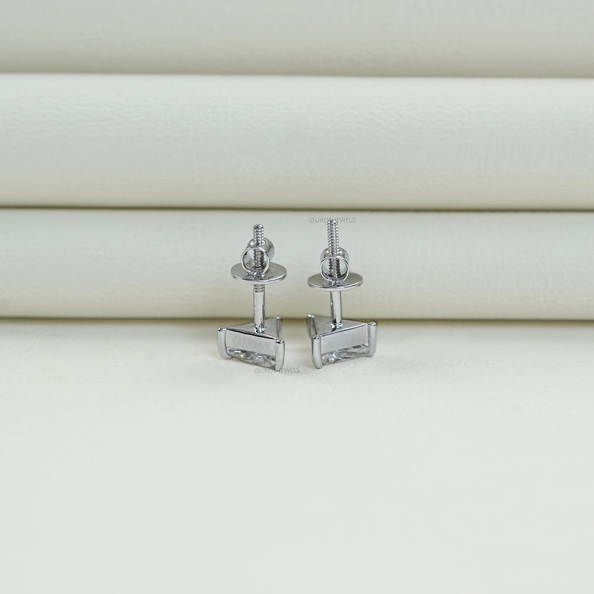 Triangle Cut Lab Diamond Stud Earrings Earrings
