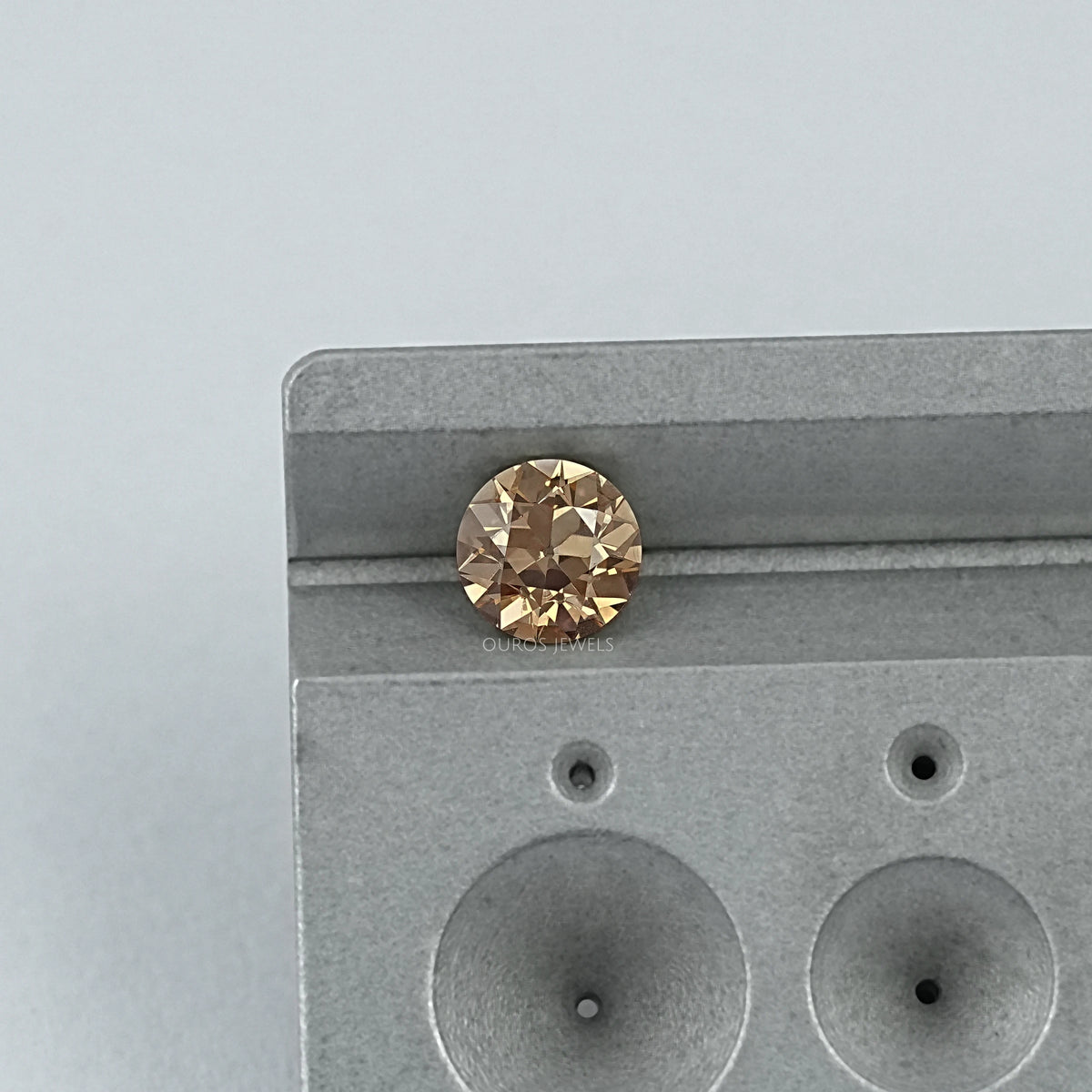Champagne Old European Round Cut Diamond Loose Loose