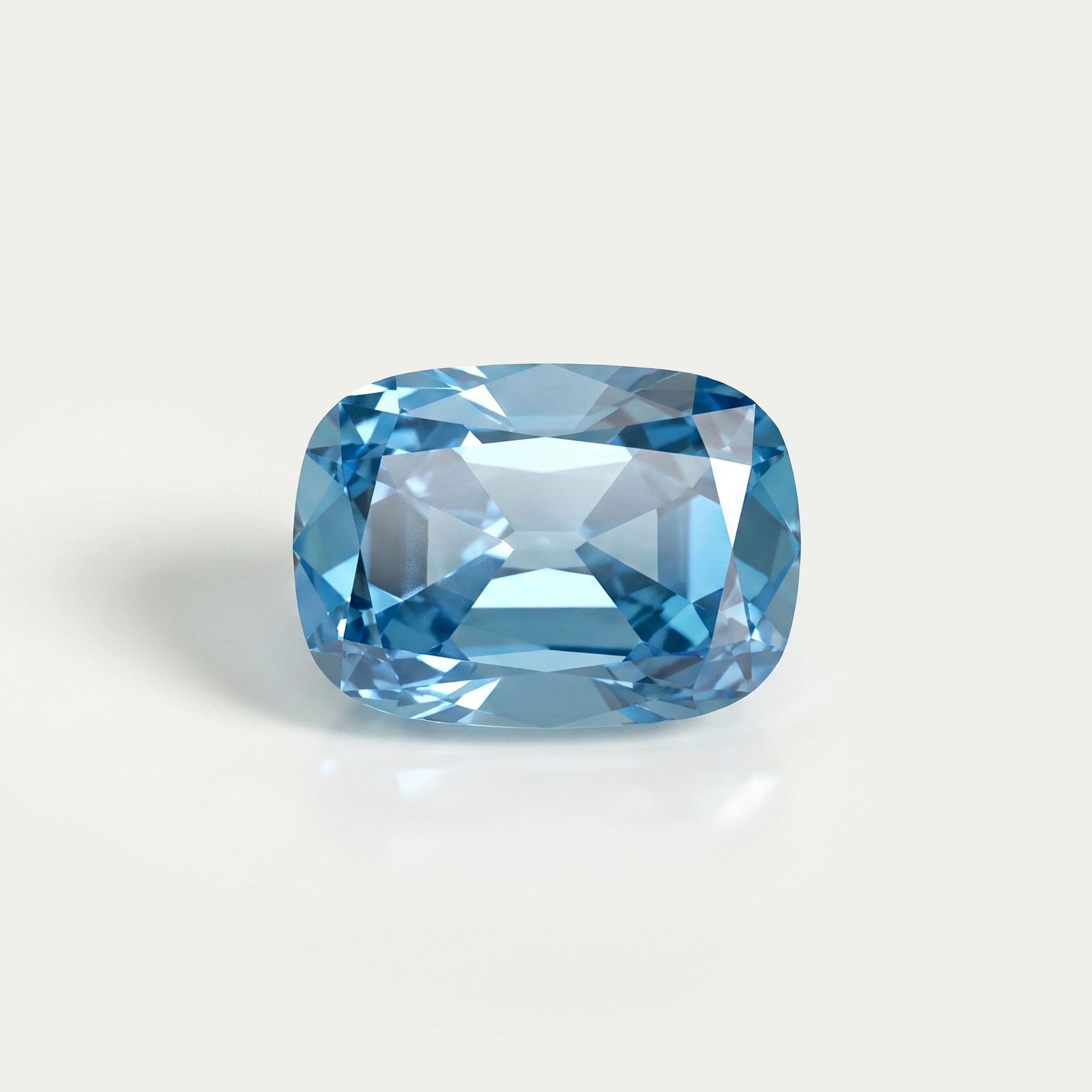 Fancy Vivid Blue Old Mine Cushion Lab Diamond – Ouros Jewels
