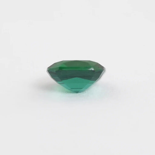 Dark Green Zambian Cushion Cut Gemstone