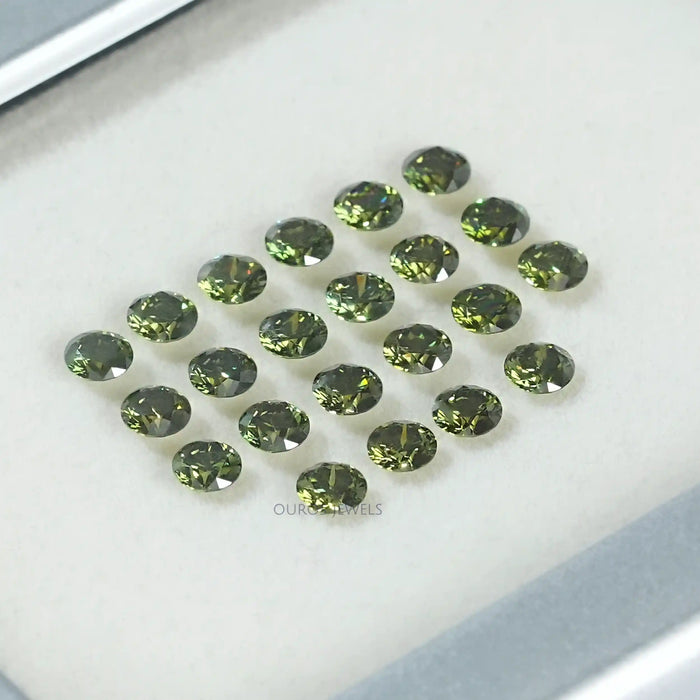 [Front View of Round Loose Lab Grown Diamonds]-[Ouros Jewels]