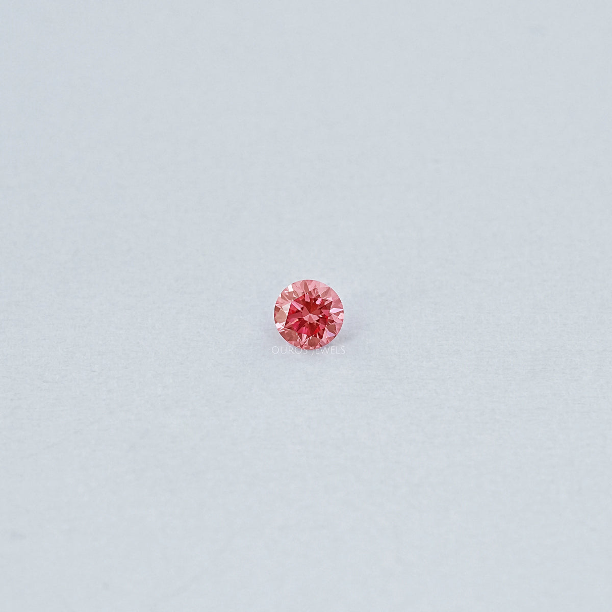0.55 CT Pink Round Lab Loose Diamond Loose