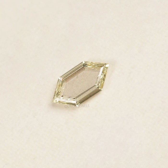 Fancy Yellow Portrait Hexagon Cut Lab Grown Diamond