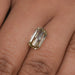 Modified Cut Loose Yellow Diamond on Hand