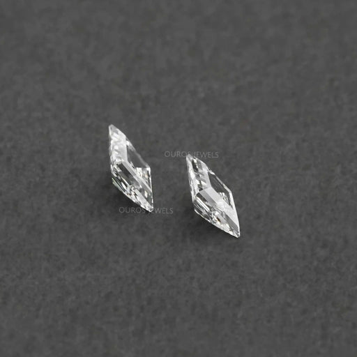 [Lozenge Cut Matching Pair Diamond]-[Ouros Jewels]
