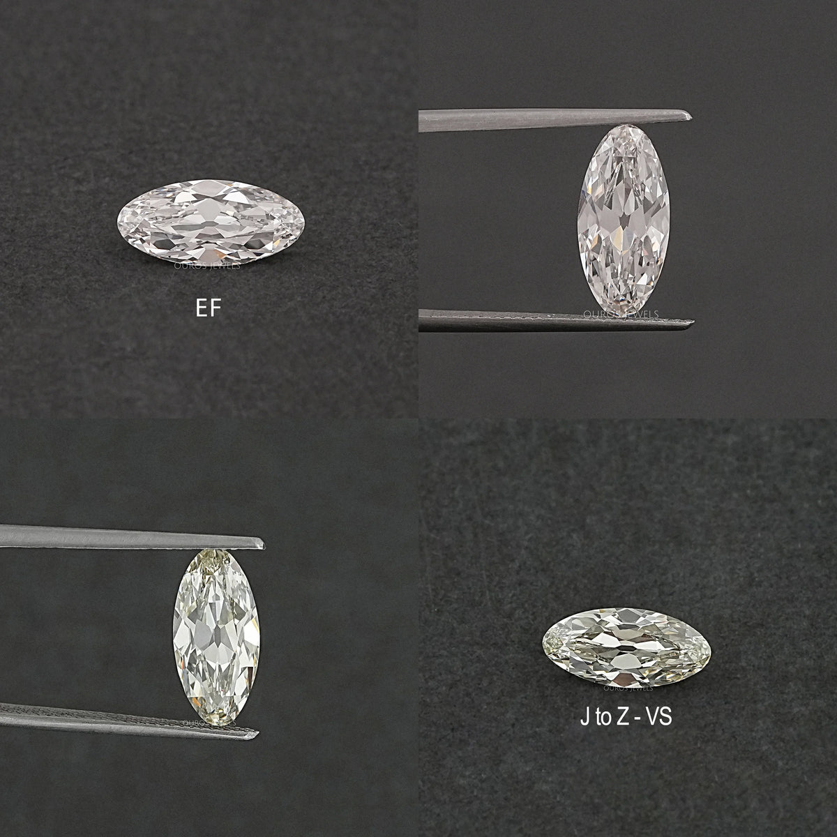 Old Mine Moval Cut Lab Grown Diamond Loose