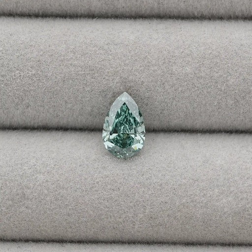 [Green Pear Diamond]-[Ouros Jewels]
