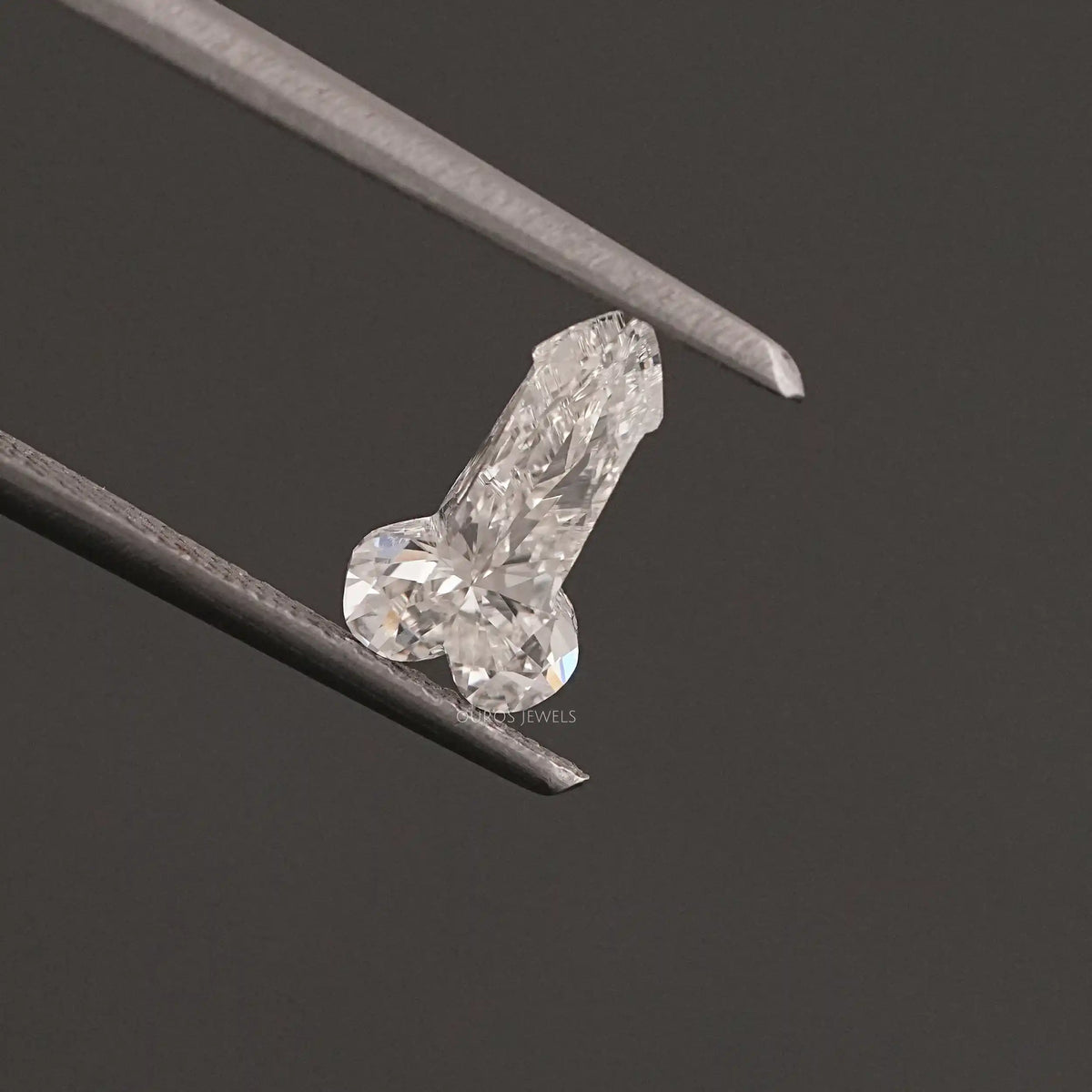 Penis Shape Lab Grown Diamond Loose