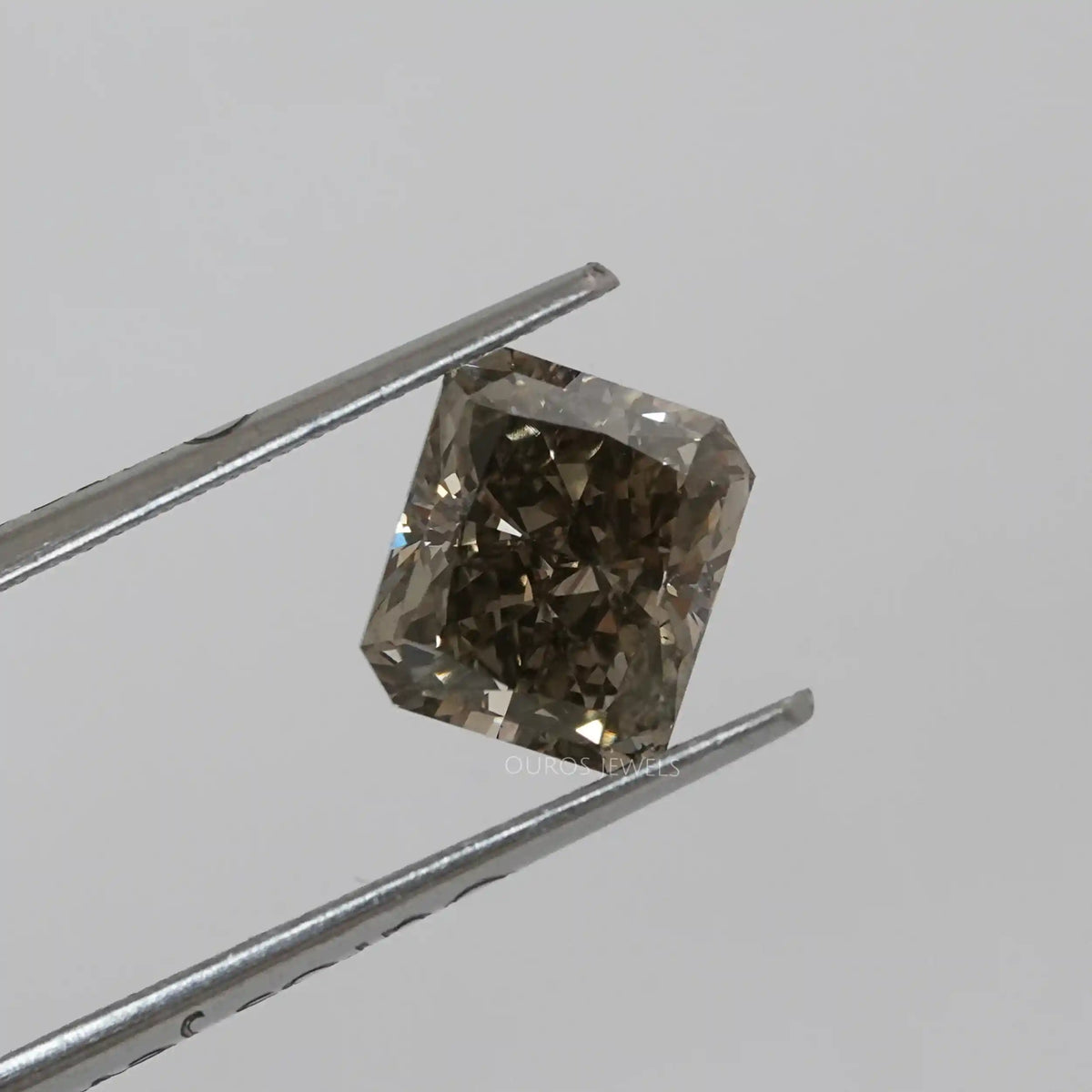 Square Olive Radiant Cut Lab Grown Diamond