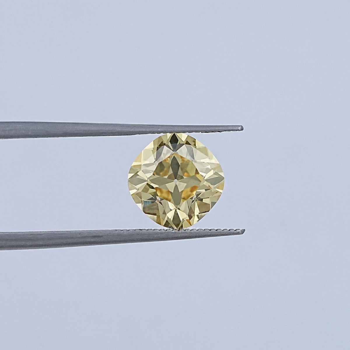 Yellow Old Mine Cushion Cut Loose Lab-Diamond Loose