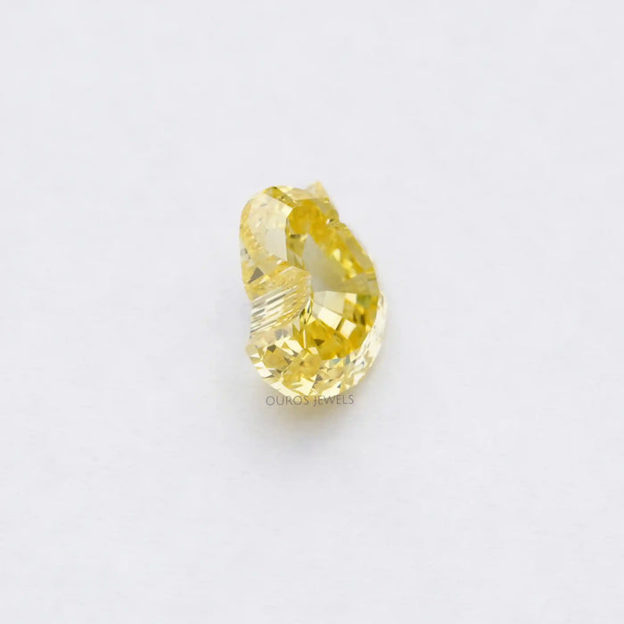 [Yellow Lab Grown Diamond]-[Ouros Jewels]