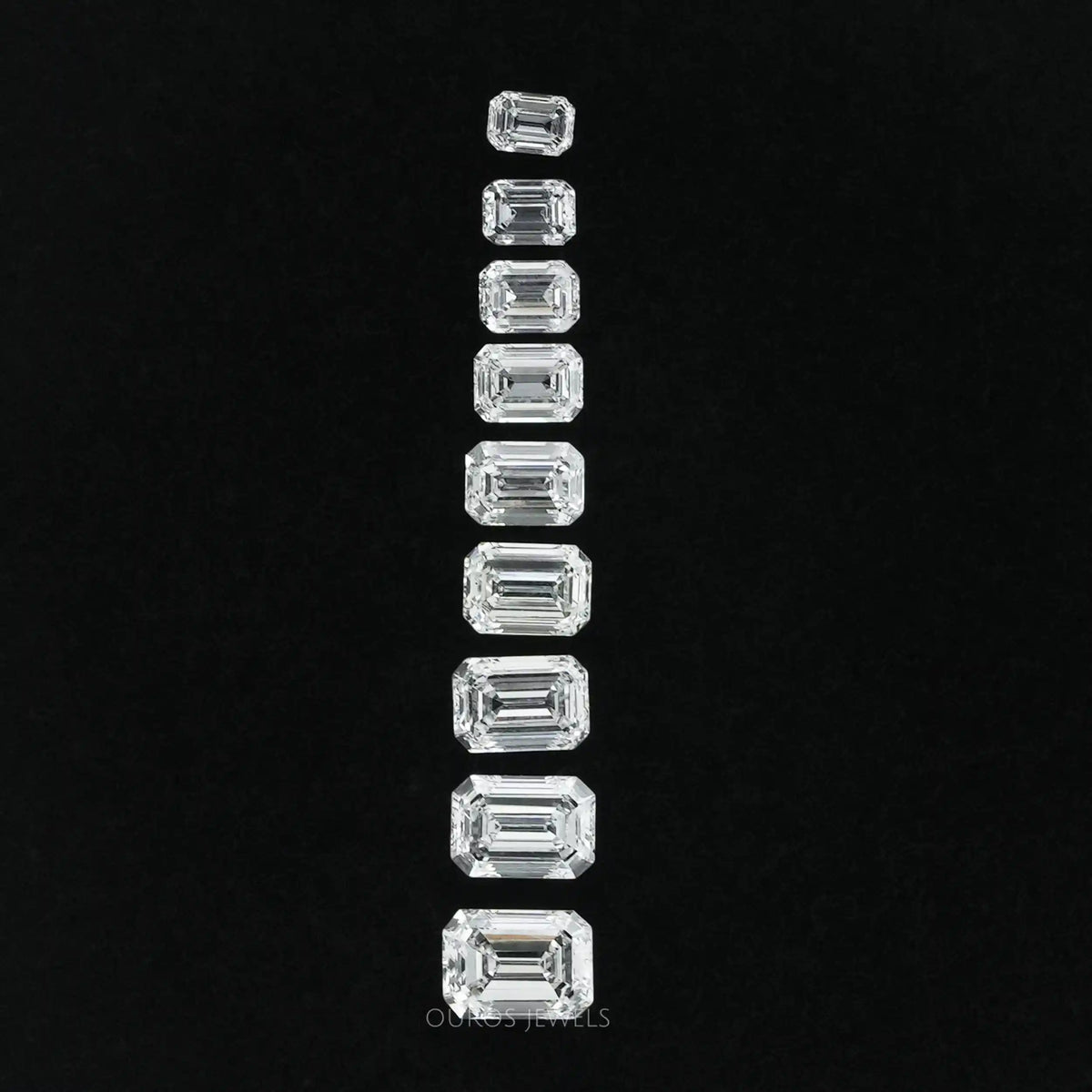Loose Emerald Cut Lab Diamond Loose