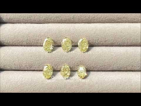 [Youtube Video of Fancy Oval Yellow Diamond]-[Ouros Jewels]