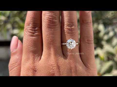 [Youtube Video of Old European Round Cut Engagement Ring]-[Ouros Jewels]