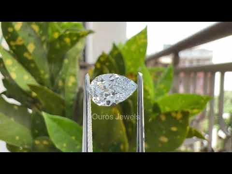 [Youtube Video of Old Mine Pear Loose Diamond]-[Ouros Jewels]