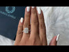 [Youtube Video of Emerald Lab Diamond Halo Engagement Ring]-[Ouros Jewels]
