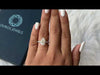 [Youtube Video of Pear Cut Solitaire Diamond Accent Ring]-[Ouros Jewels]