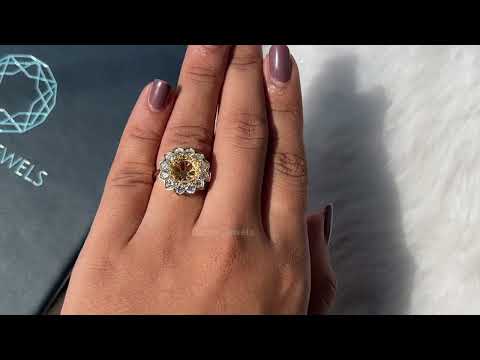 [Youtube Video of Round Flower Style Semi Mount Ring]-[Ouros Jewels]