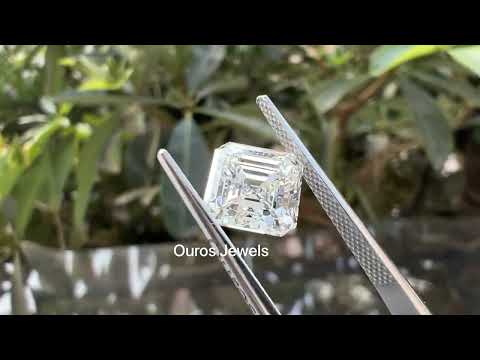 [Youtube Video of Asscher Cut Loose Diamond]-[Ouros Jewels]