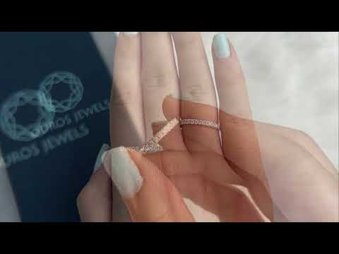 [Youtube Video of Round Diamond Wedding Band]-[Ouros  Jewels]