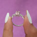 [Platinum 3 Stone Lab Diamond Engagement Ring]-[Ouros Jewels]