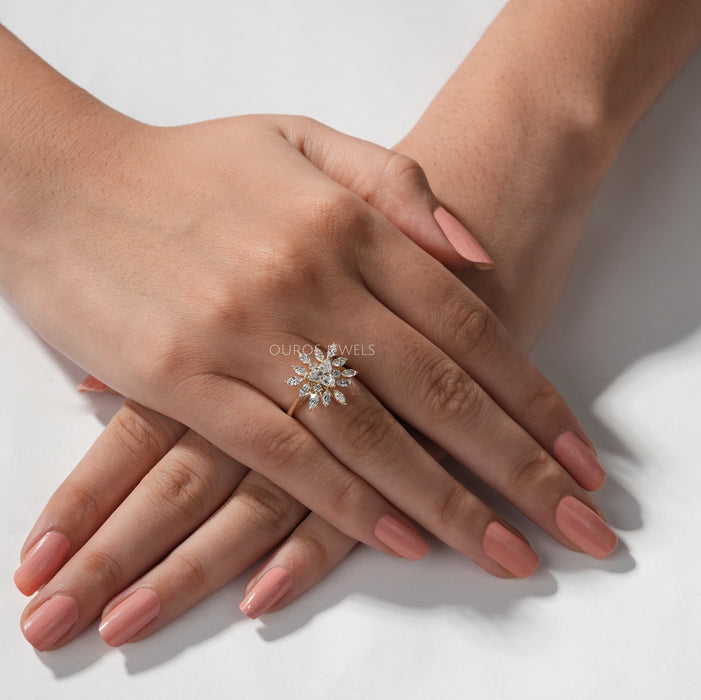 [Diamond Ring Cluster Setting]-[Ouros Jewels]