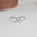 [Princess Cut 3.00 Carat Lab Grown Diamond Engagement Ring]-[Ouros Jewels]