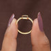 [Women's Lab Diamond Ring]-[Ouros Jewels]