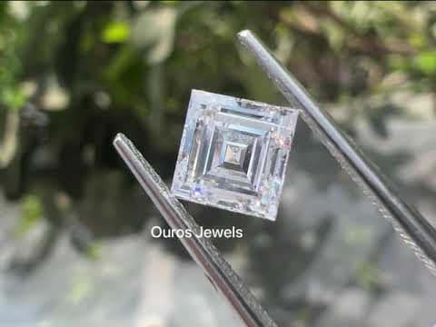 Youtube View Of 1.04 Carat Carre Cut Lab Grown Diamond