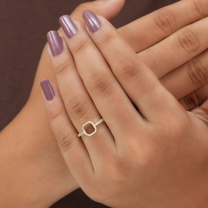 [Lab Diamond Anniversary Ring]-[Ouros Jewels]