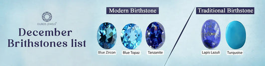 December month modern and traditional birthstones to see and understand everything about them