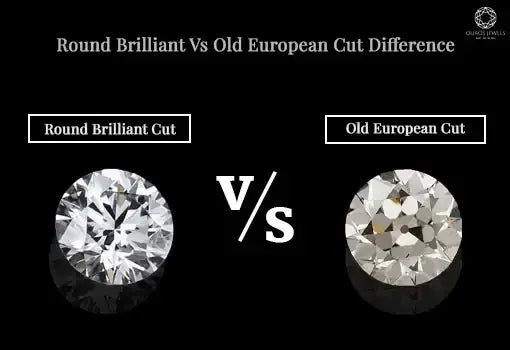 Round brilliant vs European cut diamond difference