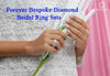 Bridal ring sets in diamonds for women