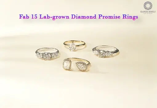 Lab-grown diamond promise rings in gold and platinum material to be gifted on the special occasions for making a love relationship trustable and successful.