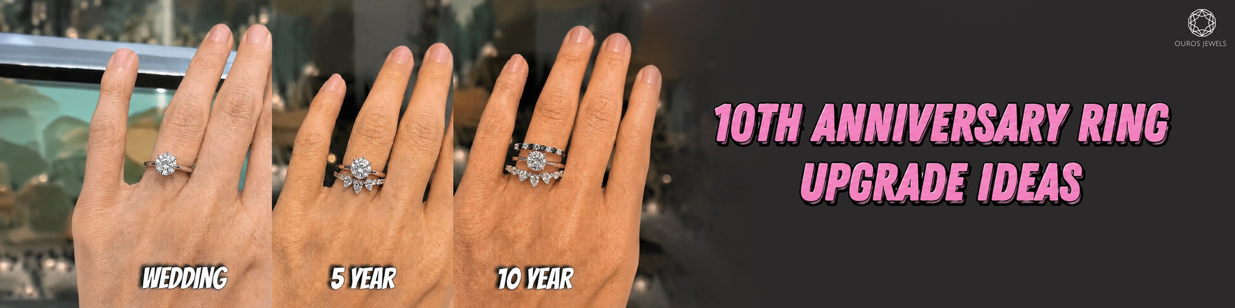 10th Anniversary Ring Upgrade Ideas: 8 Styles She'll Actually Love