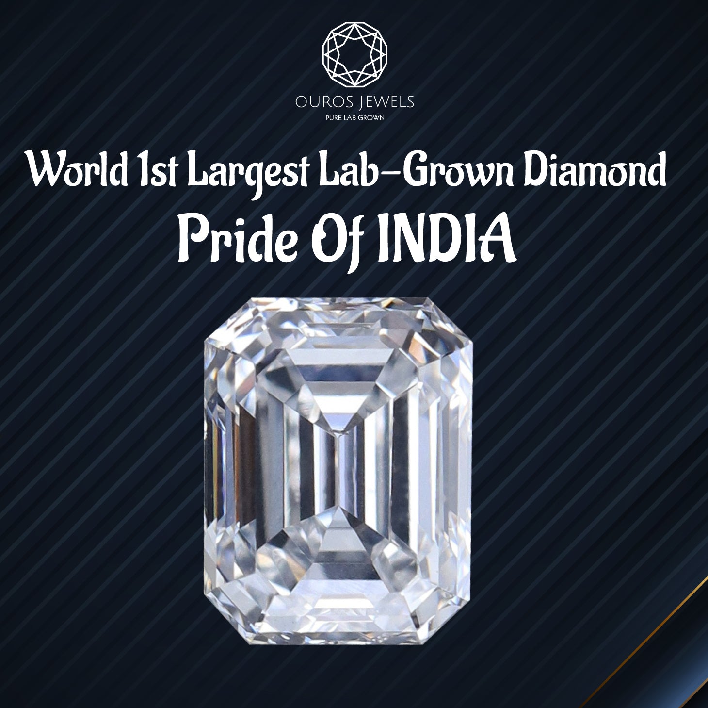 [World Largest Lab-Grown Diamond]-[Ouros Jewels]