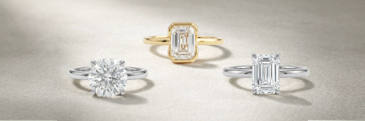 Solitaire Engagement Ring Collection – Ouros Jewels