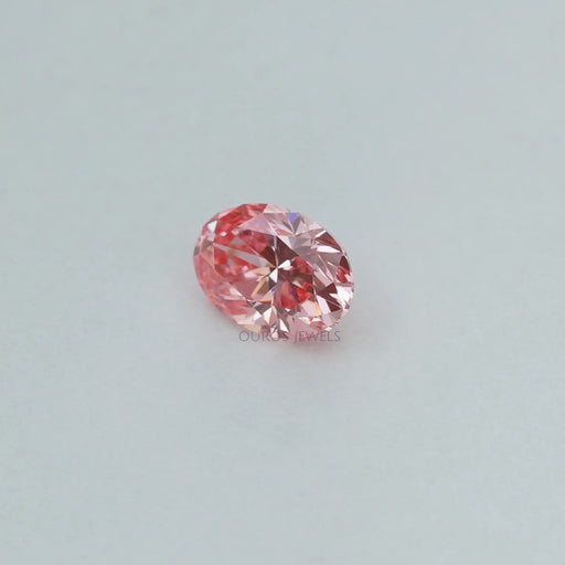 0.31 Carat Each Pink Oval Lab Diamond Loose