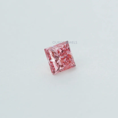 0.32 Carat Each Pink Princess Lab Grown Diamond