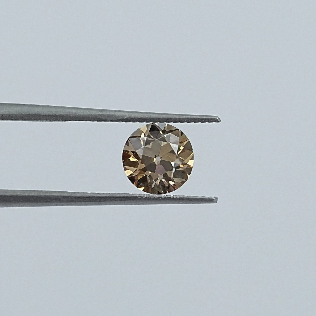 Old European Round Champagne Diamond Loose