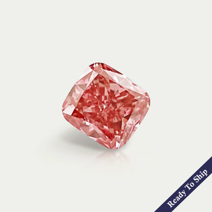 1.09 CT Pink Cushion Lab Grown Diamond