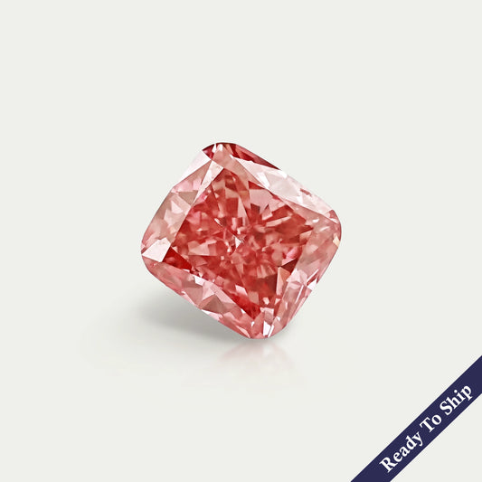 1.09 CT Pink Cushion Lab Grown Diamond