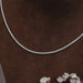 Lab Grown Round Diamond Tennis Necklace
