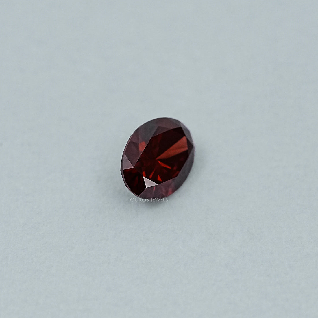 1.76 CT Oval Cut Lab Grown Dark Brown Diamond Loose