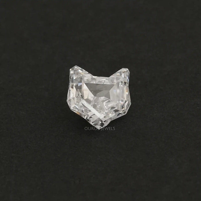 Antique Shape Cat Face Cut Lab Grown Diamond