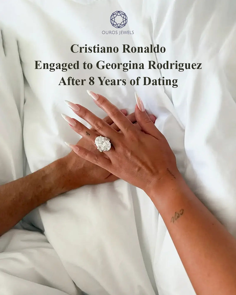 Cristiano Ronaldo Engaged to Georgina Rodriguez After 8 Years of Dating - With Massive Oval Diamond Ring