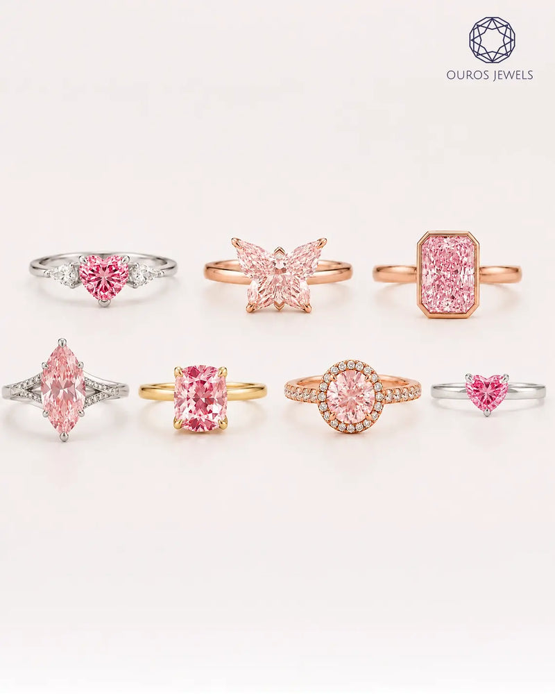 Top 7 Pink Diamond Engagement Ring Styles Ranked: Solitaire, Halo & Vintage Cuts